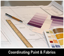 Coordinating paints and fabrics